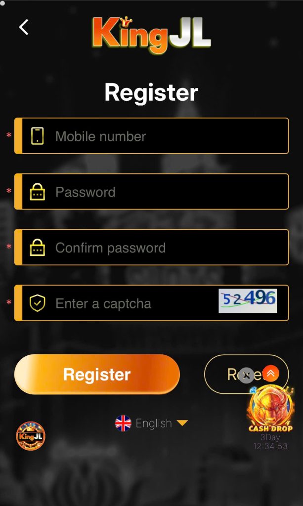 🎇 Step 2: Fill in the registration information in the form